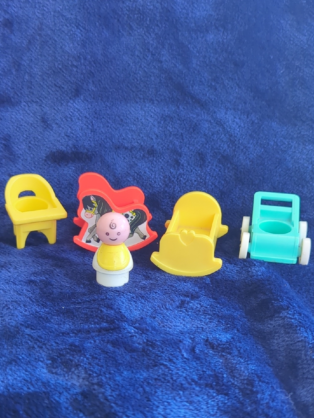 Vintage Fisher Price Little People Baby And Nursery Accessories